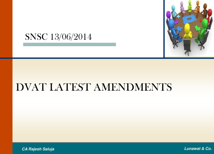 dvat latest amendments