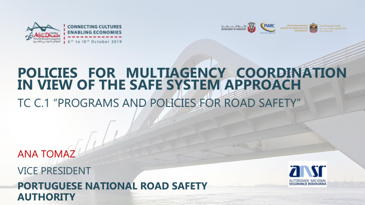 policies for multiagency coordination