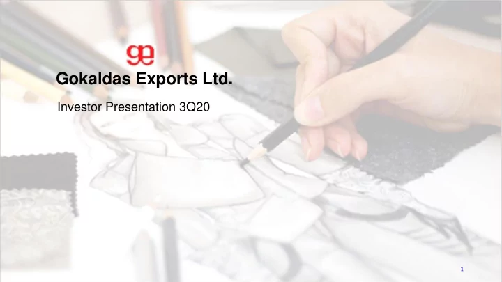 gokaldas exports ltd