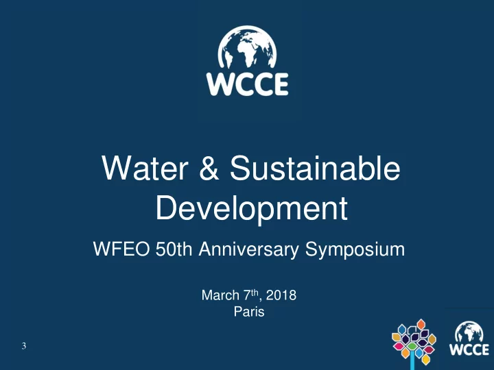 water sustainable