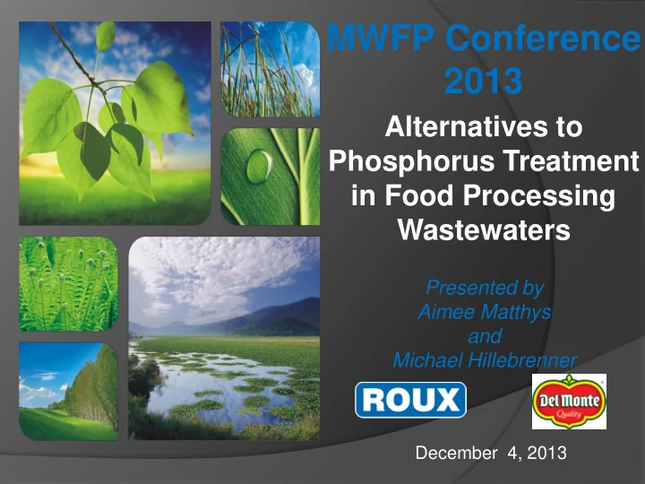 mwfp conference 2013