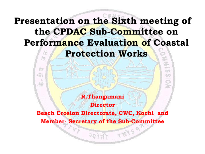 the cpdac sub committee on