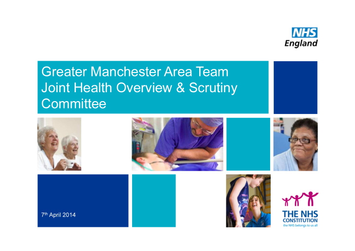 greater manchester area team joint health overview