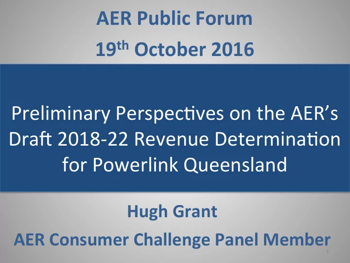 aer public forum 19 th october 2016 preliminary perspec