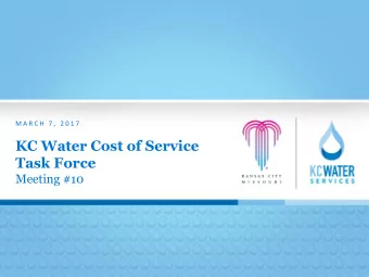 Task Force  Meeting #10  Agenda  Findings and Recommendations Recap  Customer Assistance