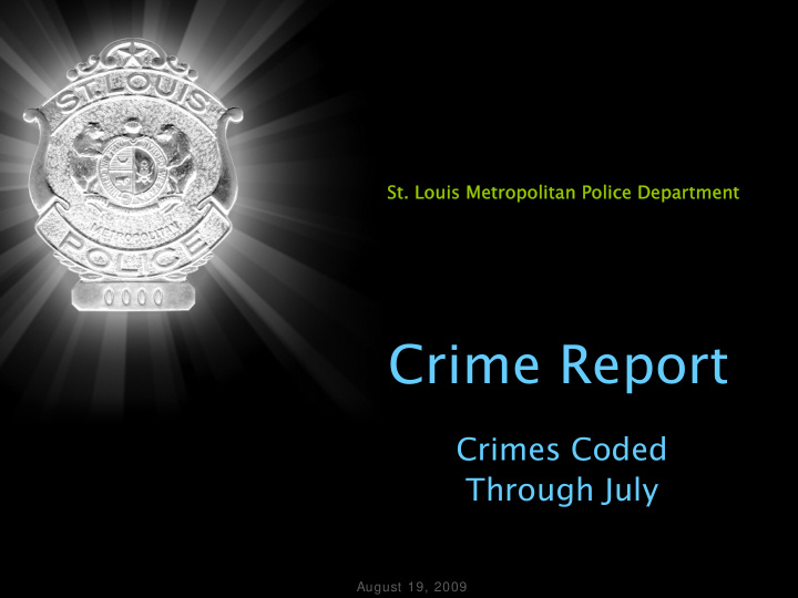 crime report