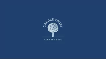 Settlement on behalf of Children  Tom Stoate, Garden Court Chambers  toms@gclaw.co.uk  May 2020