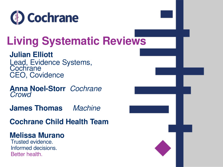 living systematic reviews