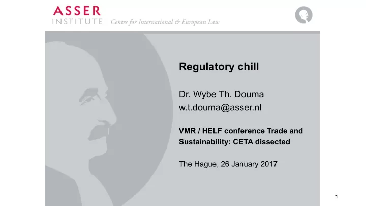regulatory chill