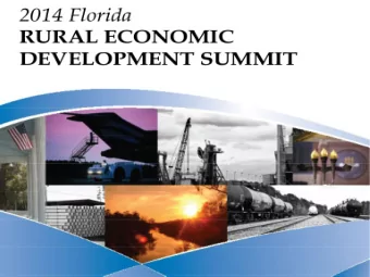 Partnerships in Rural Florida:  Models and Leveraging Limited Resources  J im Brook, Opportunity