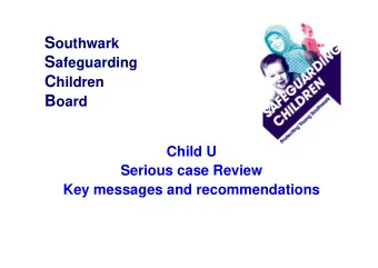 Decision to hold a SCR  there is cause for concern as to the way  in which the authority, their