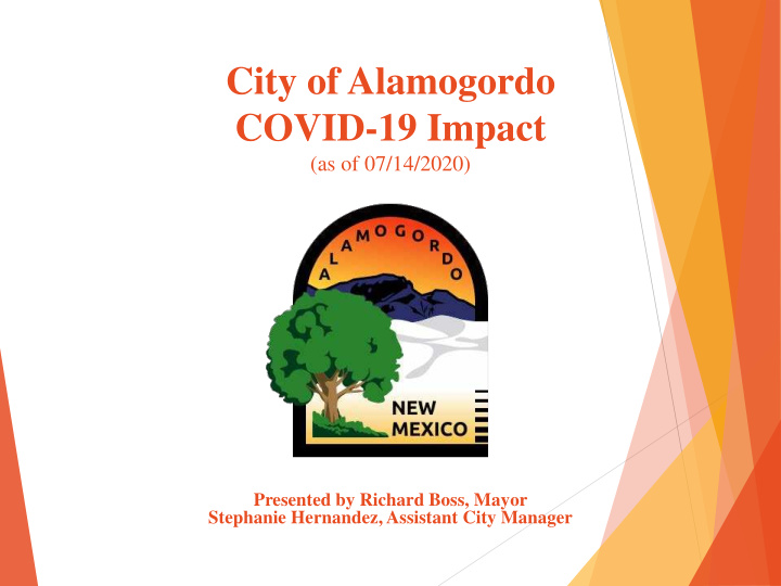 city of alamogordo covid 19 impact