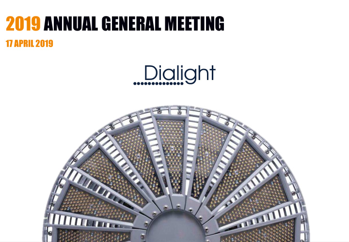 2019 annual general meeting