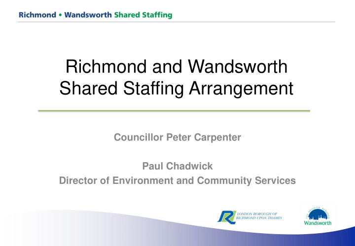 shared staffing arrangement