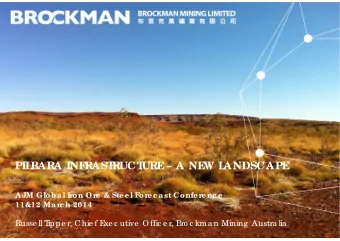 PIL  BARA INF  RAST  RUCT  URE   A NE  W L  ANDSCAPE  PIL  BARA INF  RAST  RUCT  URE   A NE