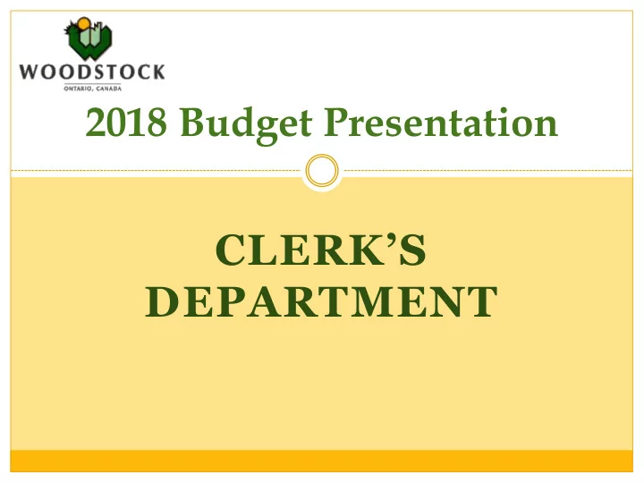 clerk s