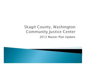 2012 Master Plan Update  1  County Population  Summary  Crime  County population