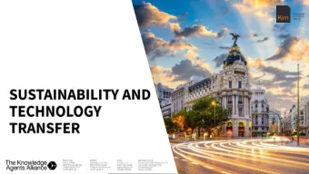 Align industry expectations and research and technology  Our work  centers to explore