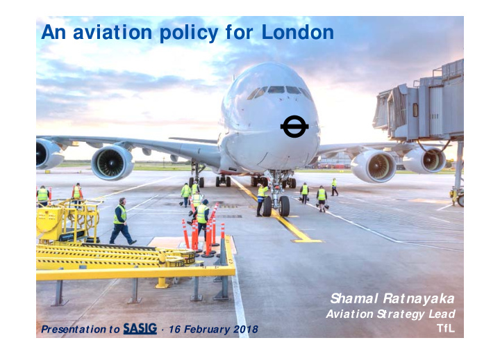 an aviation policy for london