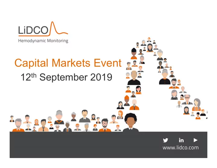 capital markets event