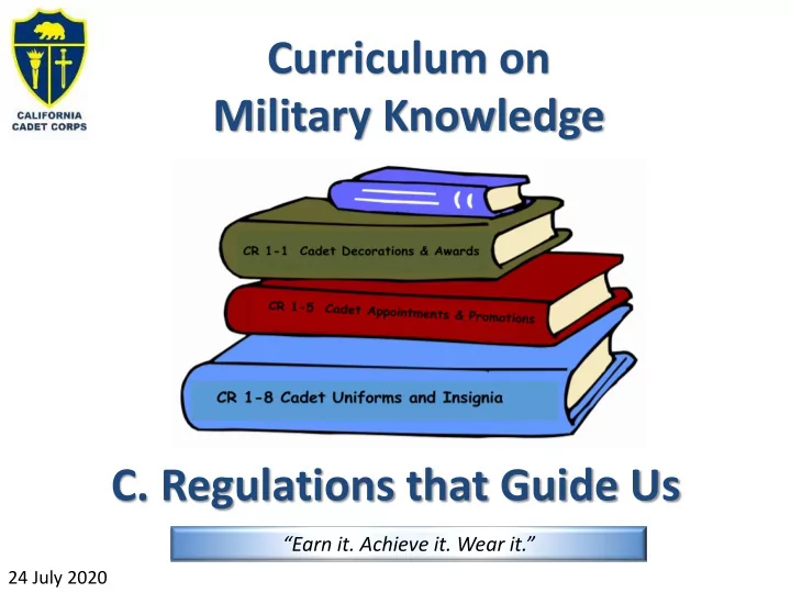 military knowledge