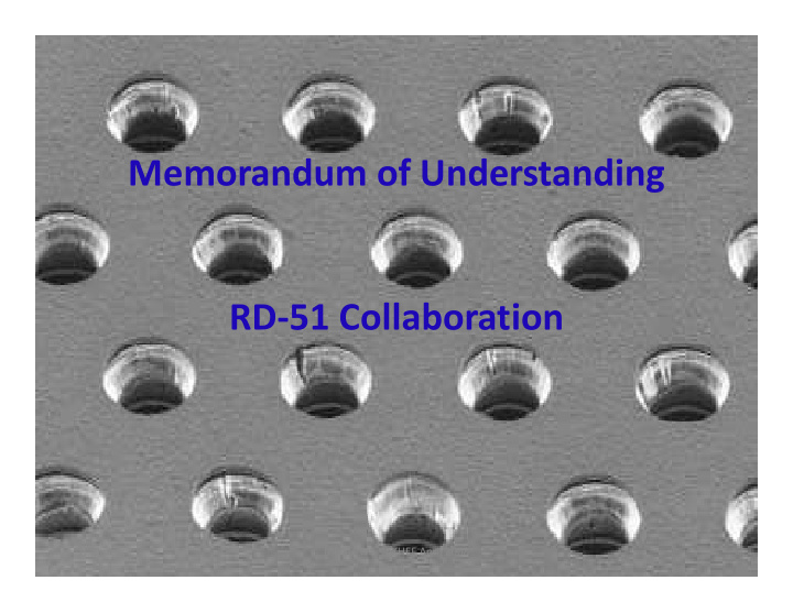 memorandum of understanding rd 51 collaboration