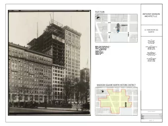 PLOT PLAN  ANTHONY JOHNSON  ARCHITECT LLC  11 MADISON SQ  NORTH  OWNER  ARCHITECT  MEP  LIGHTING