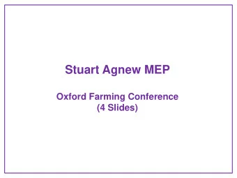 Stuart Agnew MEP  Oxford Farming Conference  (4 Slides)  1998  Satelite (Hadcrut/UAH) average