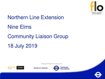 Nine Elms  Community Liaison Group  18 July 2019  Apr 19  Jun 19  Ticket Hall  2  April
