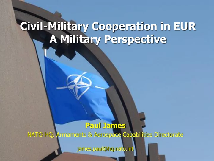 a military perspective