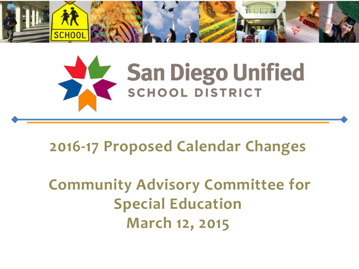 community advisory committee for special education march