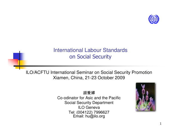 international labour standards