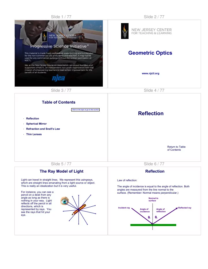 geometric optics