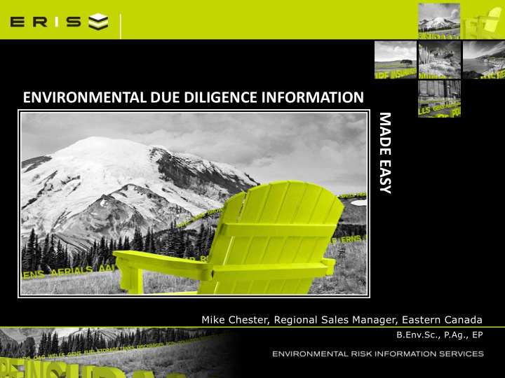 environmental due diligence information made easy