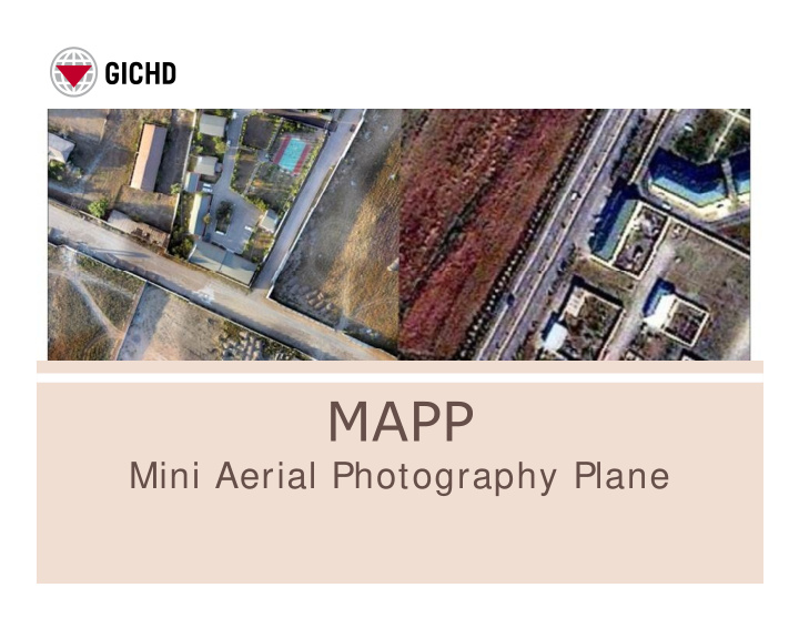 mini aerial photography plane
