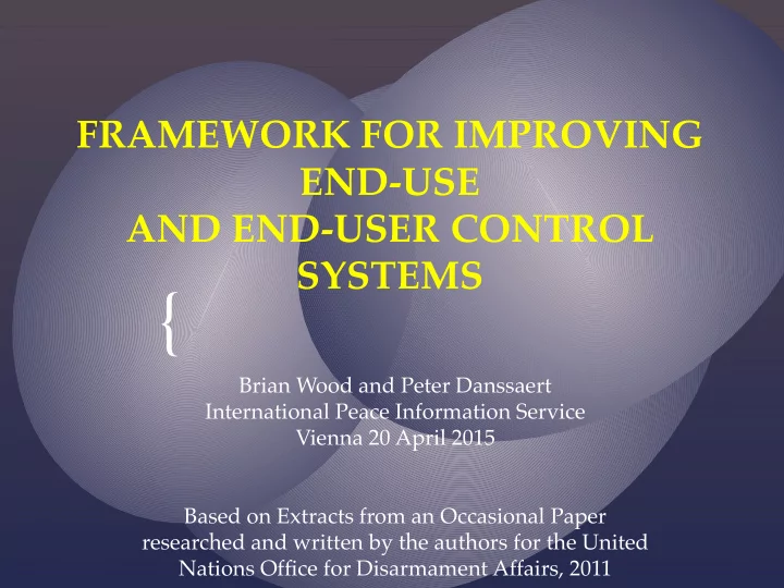 brian wood and peter danssaert international peace