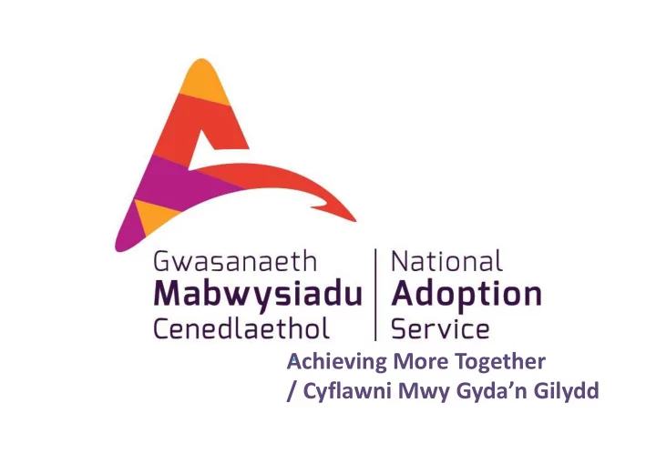 the national adoption service