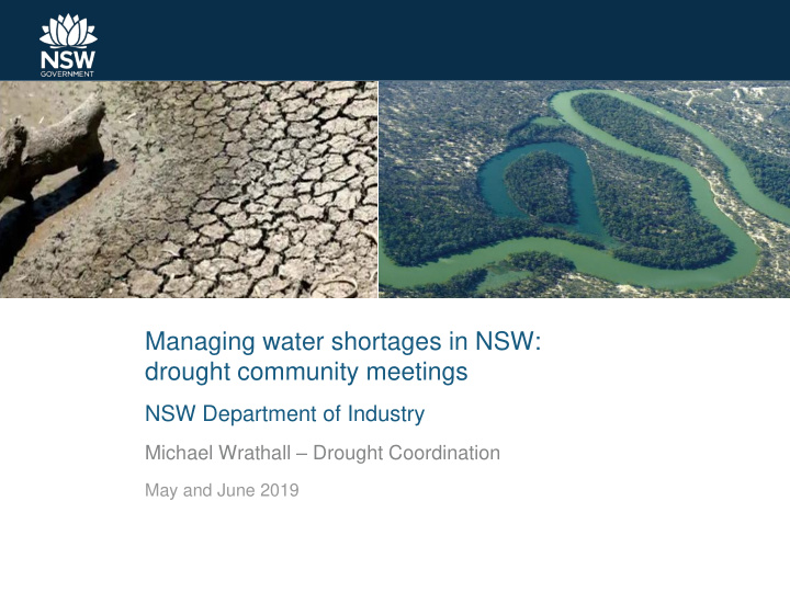 nsw department of industry michael wrathall drought
