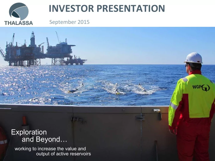 investor presentation