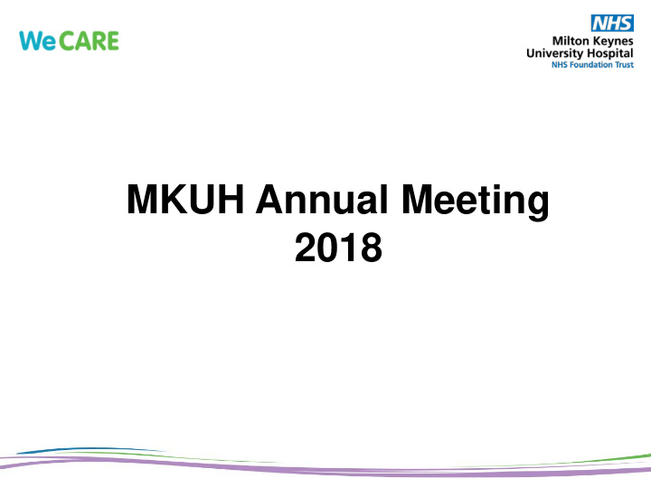 mkuh annual meeting 2018