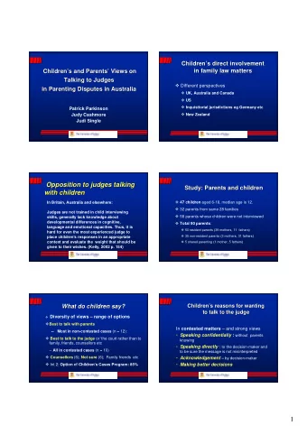 1  Speaking confidentially  Speaking directly and lack of  Speaking confidentially  Speaking