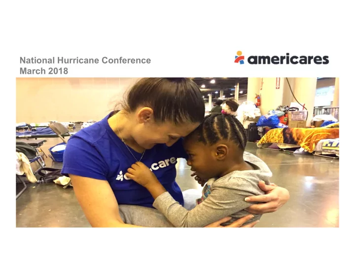 national hurricane conference march 2018 2 introduction