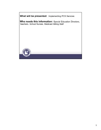 1 Review slide and add:  3 Read slide. Student that are on an IEP and have needs identified on the