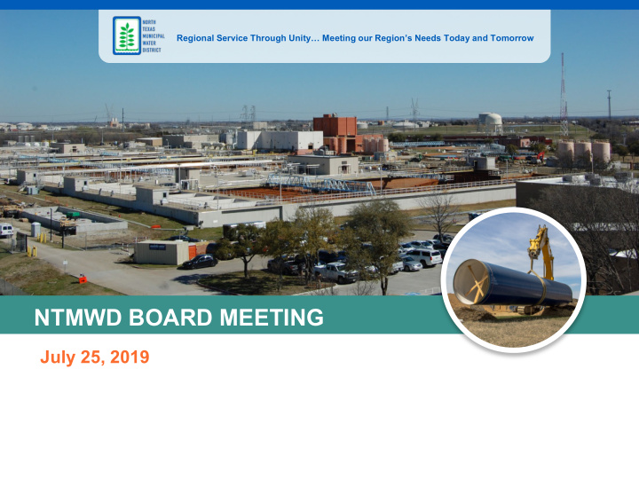 ntmwd board meeting