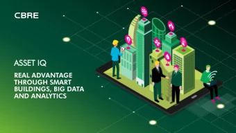 ASSET  ET IQ  REAL ADVANTAGE  THROUGH SMART  BUILDINGS, BIG DATA  AND ANALYTICS 80 %  of a