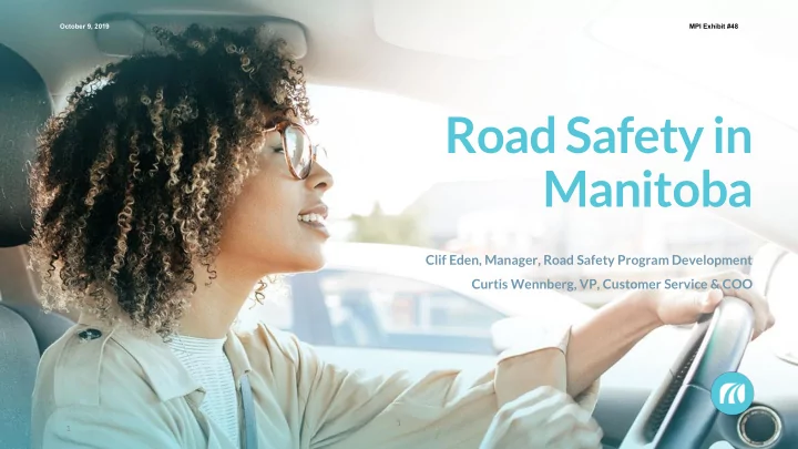 road safety in manitoba
