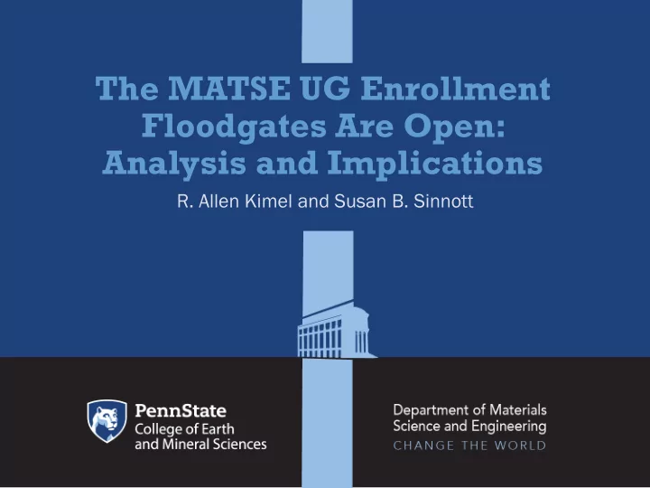 the matse ug enrollment