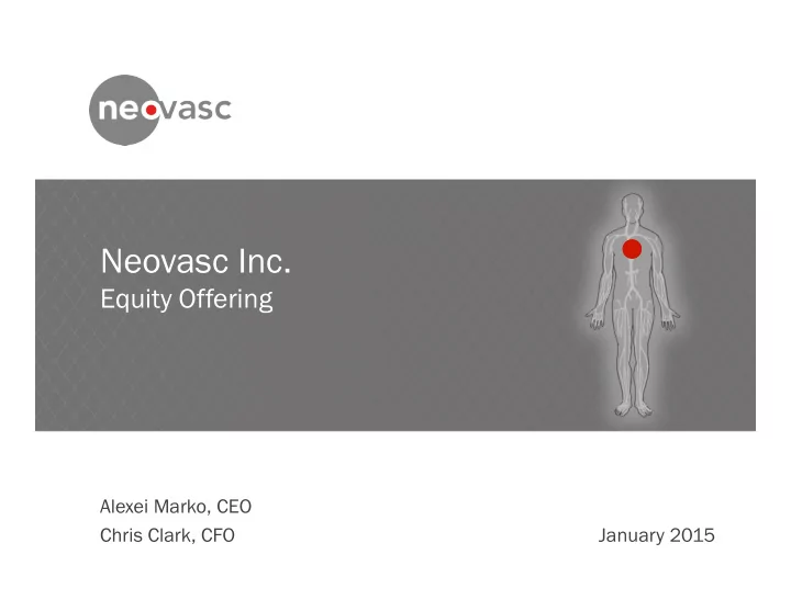 neovasc inc