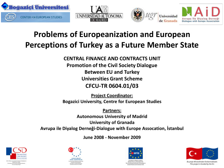 problems of europeanization and european perceptions of