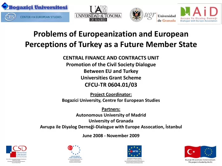 problems of europeanization and european perceptions of